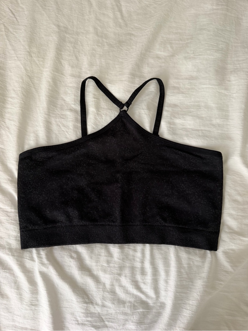 Gymshark Women's Black Halter Sports Bra